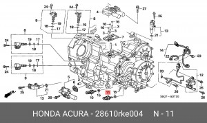 Датчик давления масла 28610RKE004 HONDA