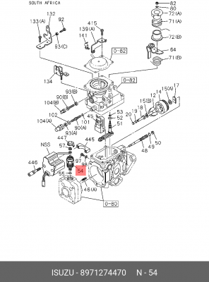 Подъёмный магнит 8-97127-447-0 ISUZU