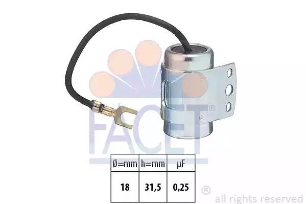 Конденсатор, система зажигания 00612 FACET