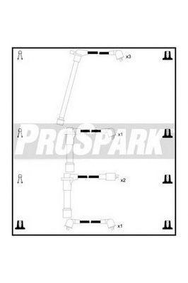 Ккомплект проводов зажигания OES690 STANDARD