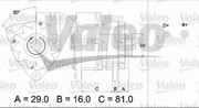 Генератор 436630 VALEO PHC