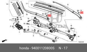 Гайка 94001120800S HONDA