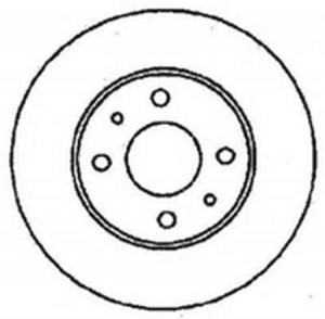 Тормозной диск 561461B BENDIX JURID