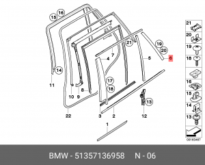 Деталь 51 35 7 136 958 BMW