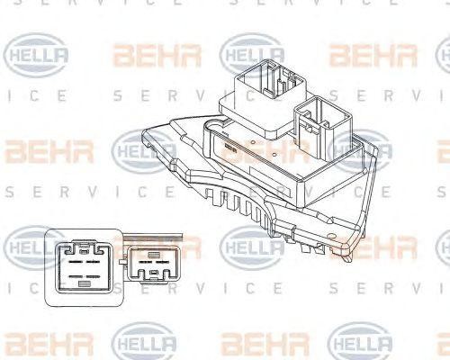 Блок управления, отопление / вентиляция 5HL 351 321-231 HELLA