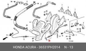 Лямбда-зонд 36531PH2014 HONDA