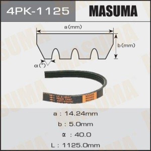 Ремень приводной 4PK-1125 MASUMA