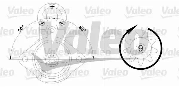 Стартер 436040 VALEO PHC