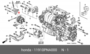 Деталь 11910PNA000 HONDA