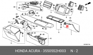 Лампа 35505S2H003 HONDA