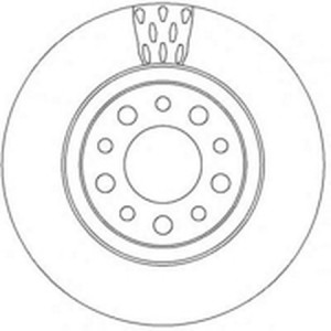 Тормозной диск 562302B BENDIX JURID