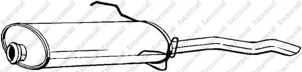 Глушитель выхлопных газов конечный 190-927 BOSAL