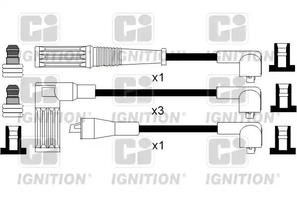 Ккомплект проводов зажигания XC894 QUINTON HAZELL