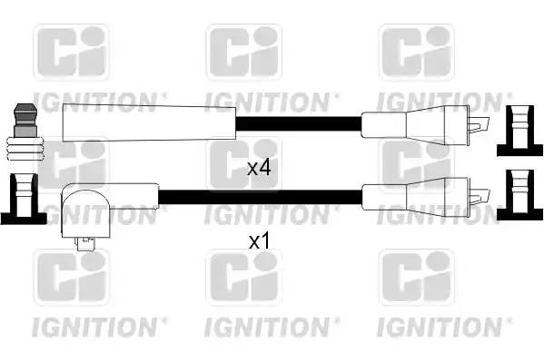 Ккомплект проводов зажигания XC786 QUINTON HAZELL