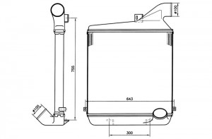 Интеркулер 30146 NRF