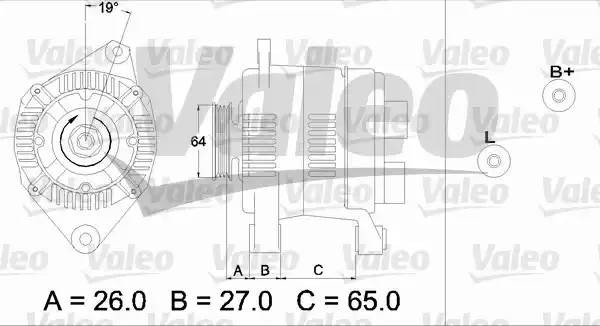 Генератор 437205 VALEO PHC