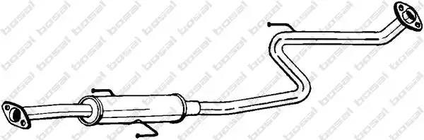 Средний глушитель выхлопных газов 284165 BOSAL