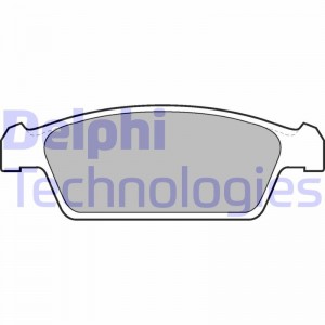 Комплект тормозных колодок, диско LP1100 DELPHI