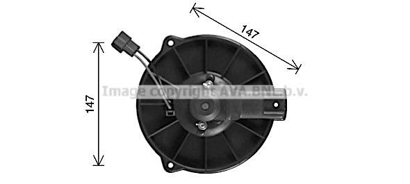 Радиатор охлаждения ДВС VW2104 AVA