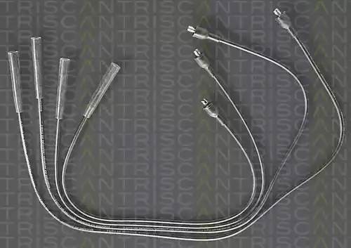 Ккомплект проводов зажигания 88607104 TRISCAN