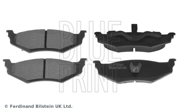 Комплект тормозных колодок, диско ADA104236 BLUE PRINT