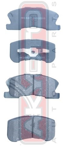 Колодки тормозные дисковые AKD-6427 AKYOTO