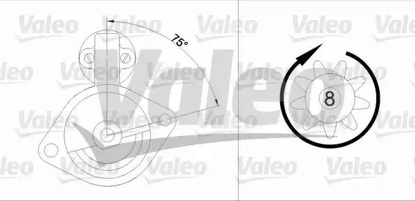 Стартер 455901 VALEO PHC