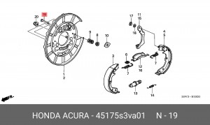 Деталь 45175S3VA01 HONDA