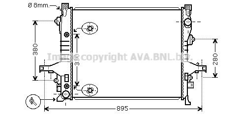Конденсатор, кондиционер MS5289 AVA