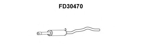 Предглушитель выхлопных газов FD30470 VENEPORTE
