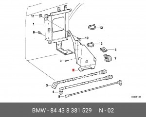 Кронштейн крепления 84 43 8 381 529 BMW