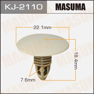 Клипса крепежная KJ2110 MASUMA