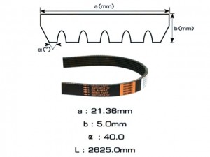 Поликлиновой ремень 6-PK-2625 GATES