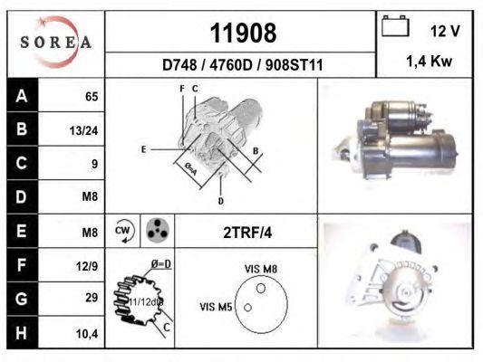 Стартер 11908 EAI