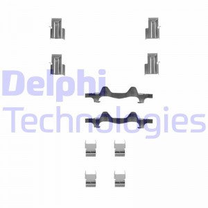 Комплектующие, колодки дискового тормоза LX0202 DELPHI