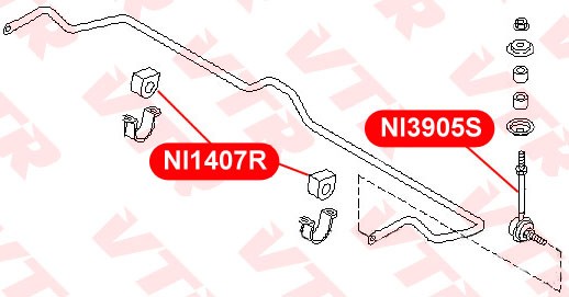 Стойка стабилизатора NI3905S VTR