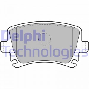 Комплект тормозных колодок, диско LP1824 DELPHI