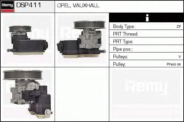 Гидравлический насос, рулевое управление DSP411 DELCO REMY