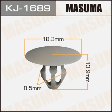 Клипса крепежная KJ1689 MASUMA