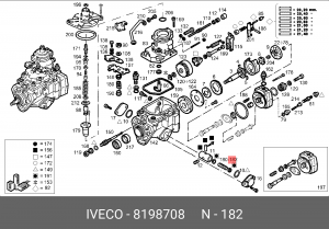 Пружина 8198708 IVECO