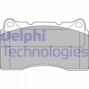 Комплект тормозных колодок, диско LP1422 DELPHI