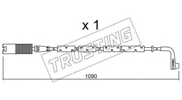 Сигнализатор, износ тормозных колодок SU.206 TRUSTING