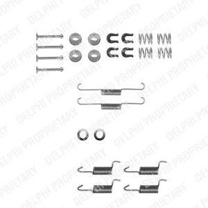 Комплектующие, тормозная колодка LY1272 DELPHI