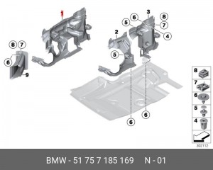 Деталь 51 75 7 185 169 BMW