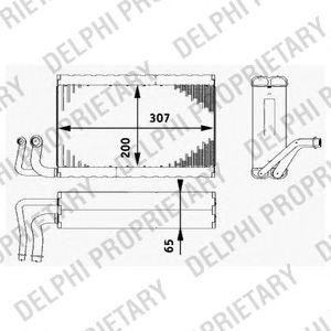 Испаритель, кондиционер TSP0525182 DELPHI