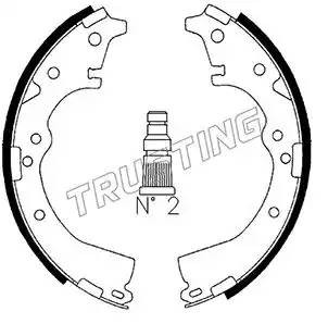 Комплект тормозных колодок 115.269 TRUSTING