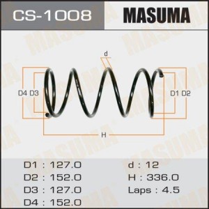 Пружина подвески CS-1008 MASUMA