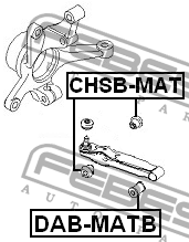 Втулка стабилизатора CHSB-MAT FEBEST