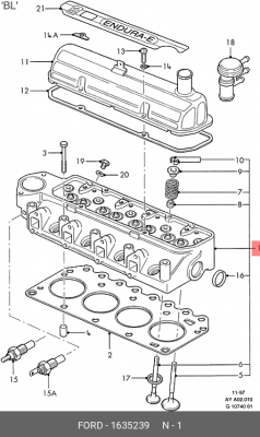 Деталь 1 635 239 FORD