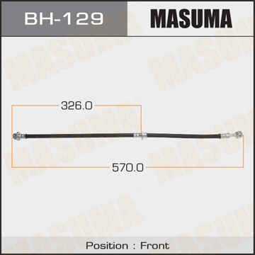 Шланг тормозной BH129 MASUMA
